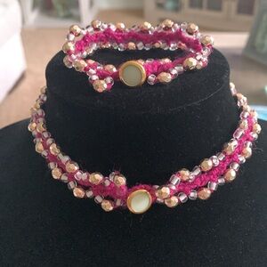 ⭐️2 PIECE BOHO Choker Bracelet Set